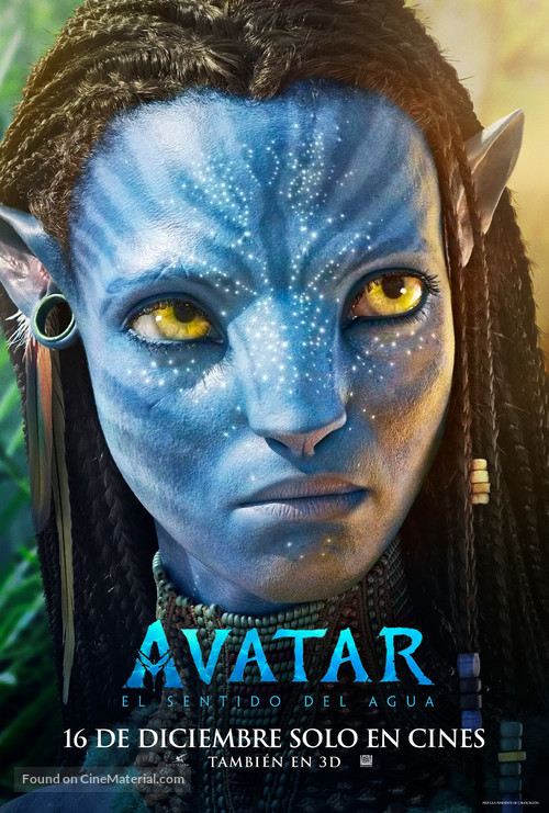 Avatar: The Way of Water - Spanish Movie Poster