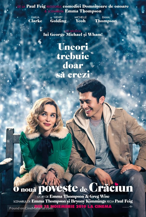 Last Christmas - Romanian Movie Poster