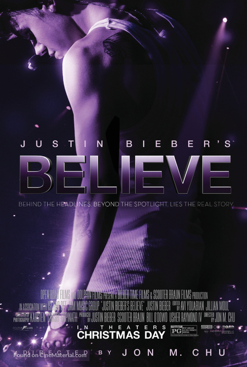 Justin Bieber&#039;s Believe - Movie Poster