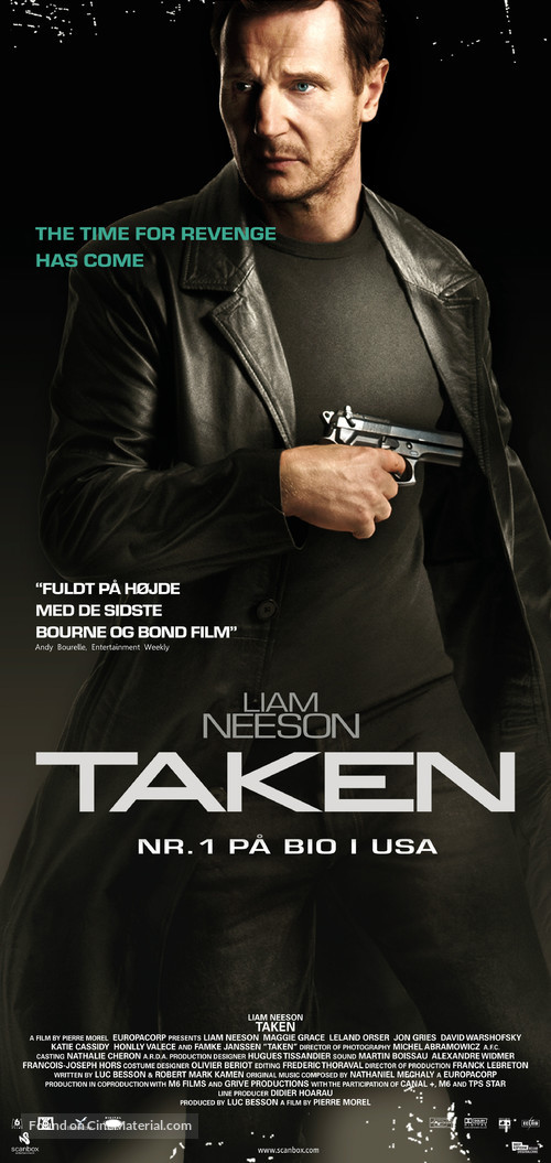 Taken - Danish Movie Poster