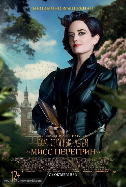 Miss Peregrine&#039;s Home for Peculiar Children - Russian Movie Poster