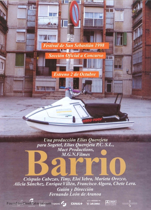 Barrio - Spanish Movie Poster