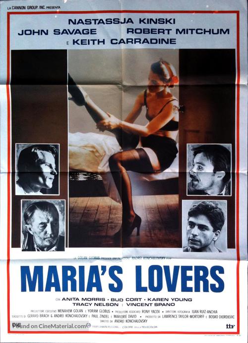 Maria&#039;s Lovers - Italian Movie Poster