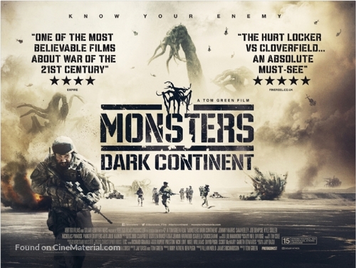 Monsters: Dark Continent - British Movie Poster