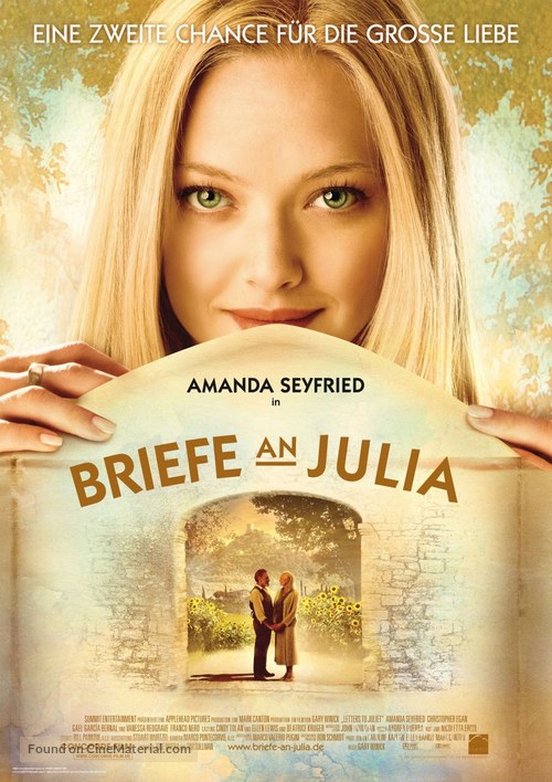 Letters to Juliet - German Movie Poster