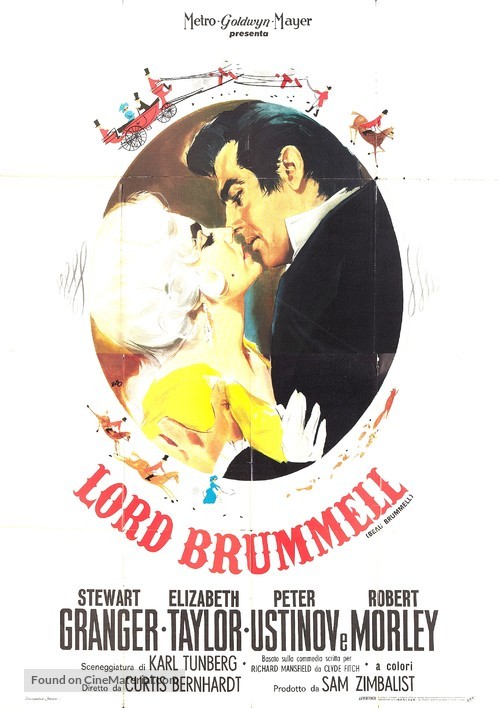 Beau Brummell - Italian Movie Poster