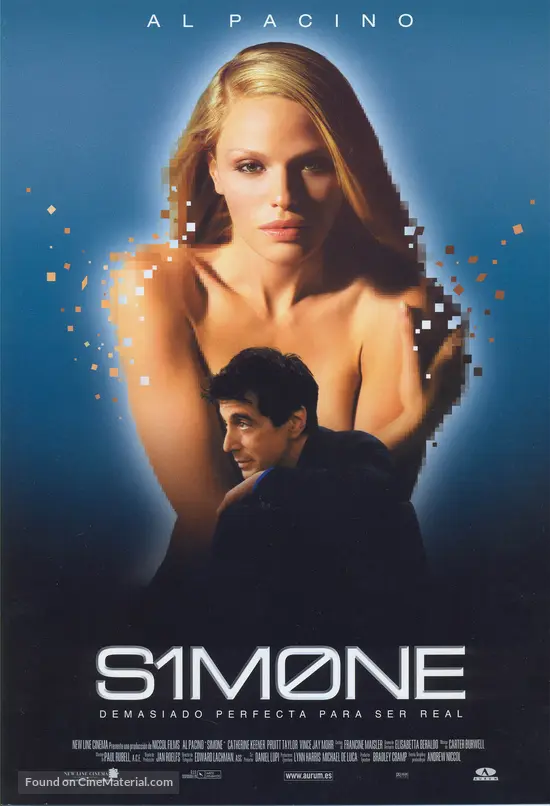 S1m0ne - Spanish Movie Poster