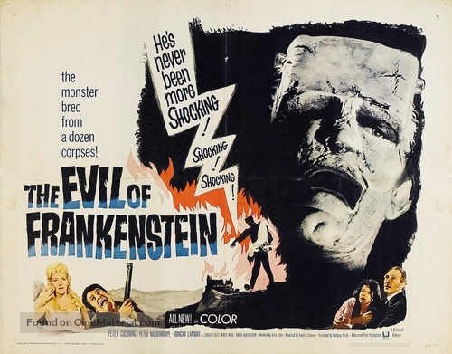 The Evil of Frankenstein - Movie Poster