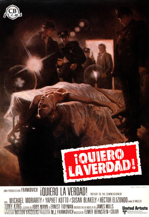 Report to the Commissioner - Spanish Movie Poster