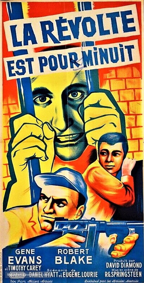 Revolt in the Big House - French Movie Poster