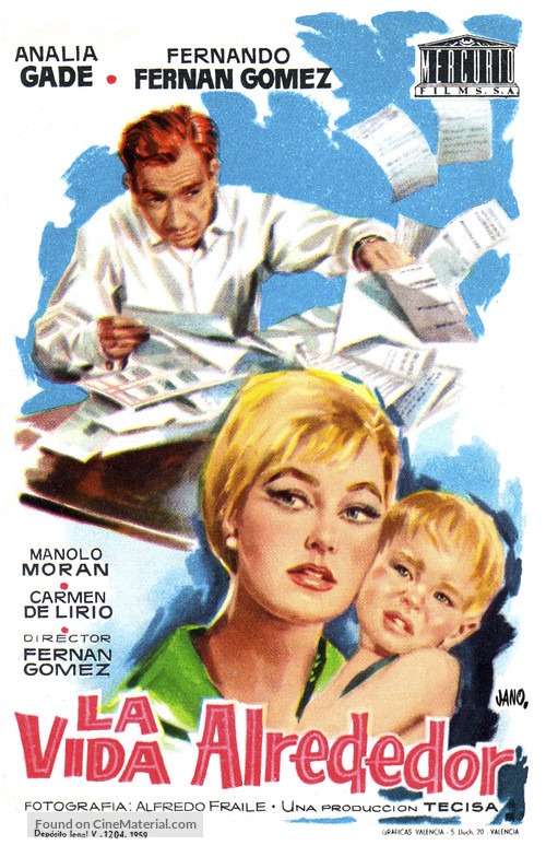 La vida alrededor - Spanish Movie Poster