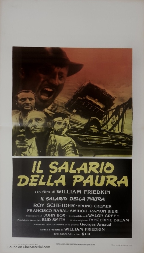 Sorcerer - Italian Movie Poster