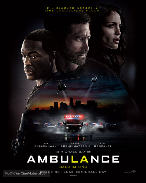 Ambulance - German Movie Poster