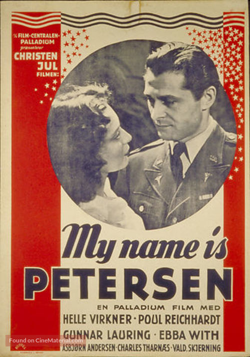 My Name Is Petersen - Danish Movie Poster