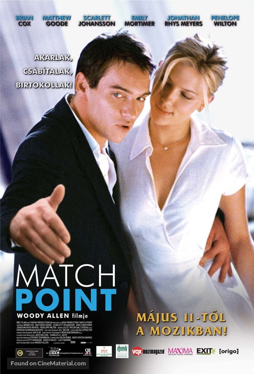 Match Point - Hungarian Movie Poster