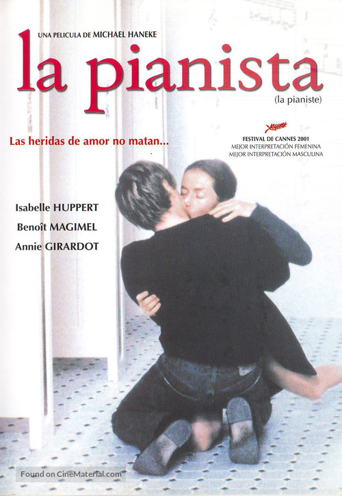 La pianiste - Argentinian DVD movie cover