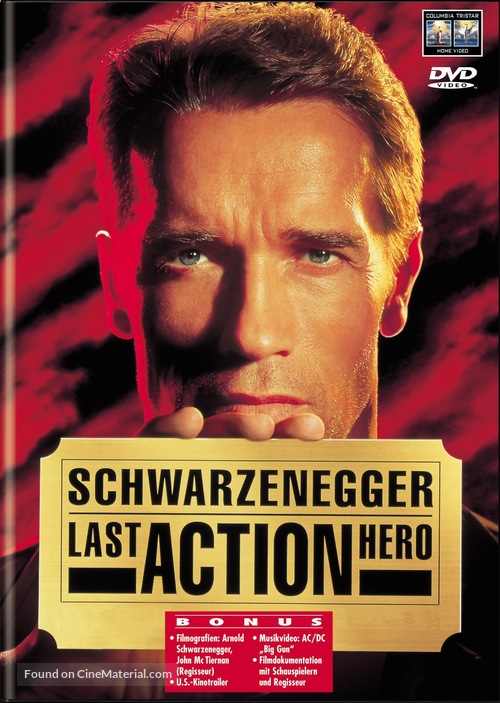 Last Action Hero - Swiss DVD movie cover