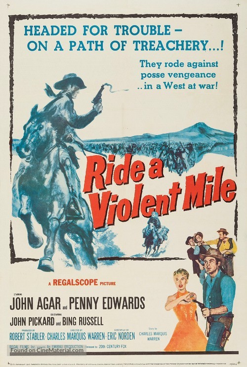 Ride a Violent Mile - Movie Poster