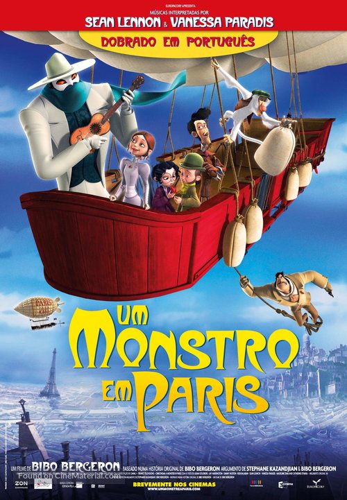 Un monstre &agrave; Paris - Portuguese Movie Poster