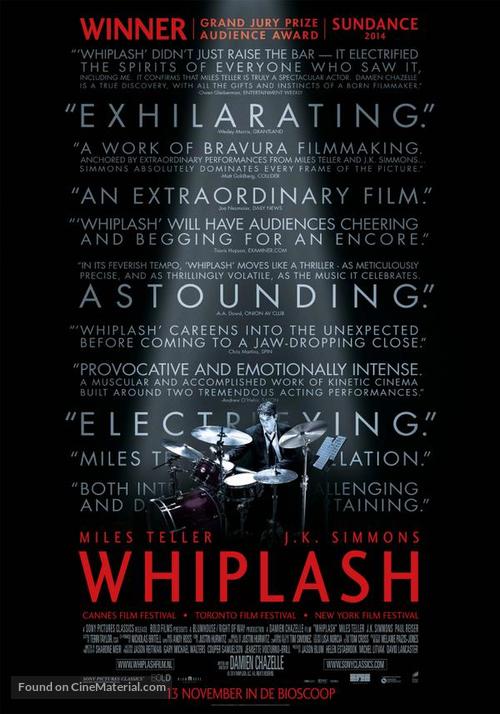 Whiplash - Dutch Movie Poster