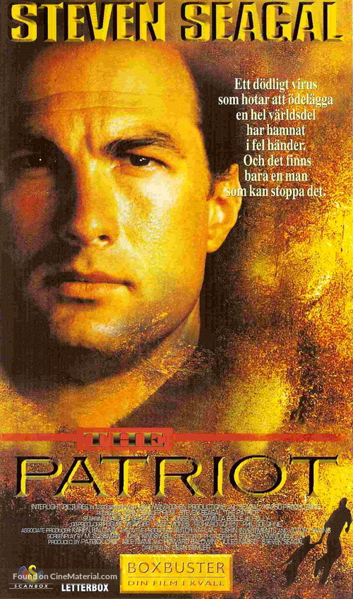 The Patriot - Swedish VHS movie cover
