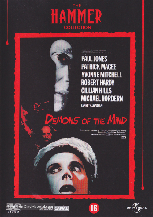Demons of the Mind - Belgian DVD movie cover