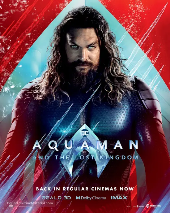 Aquaman and the Lost Kingdom - British Movie Poster