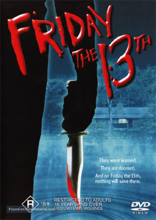 Friday the 13th - Australian Movie Cover