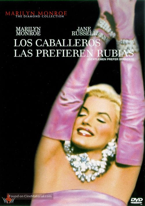 Gentlemen Prefer Blondes - Spanish Movie Cover