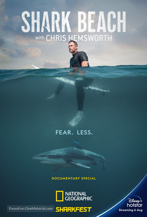 Shark Beach with Chris Hemsworth - Malaysian Movie Poster