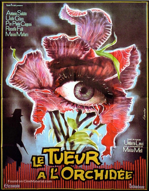 Sette orchidee macchiate di rosso - French Movie Poster