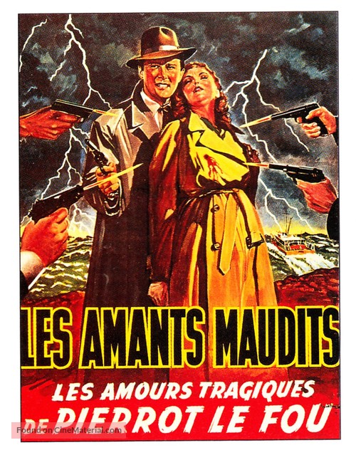 Les amants maudits - French Movie Poster