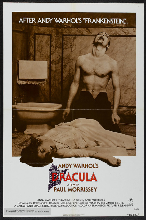 Blood for Dracula - Theatrical movie poster