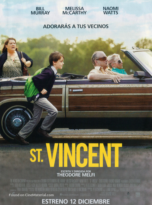 St. Vincent - Spanish Movie Poster