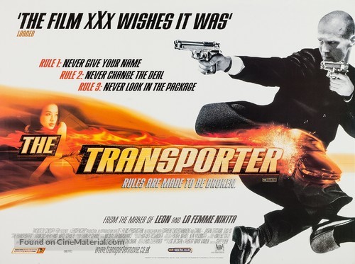 The Transporter - British Movie Poster