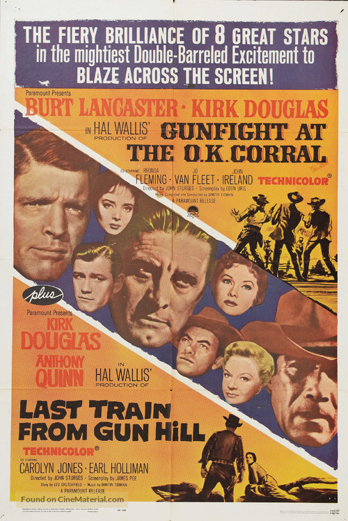 Gunfight at the O.K. Corral - Combo movie poster