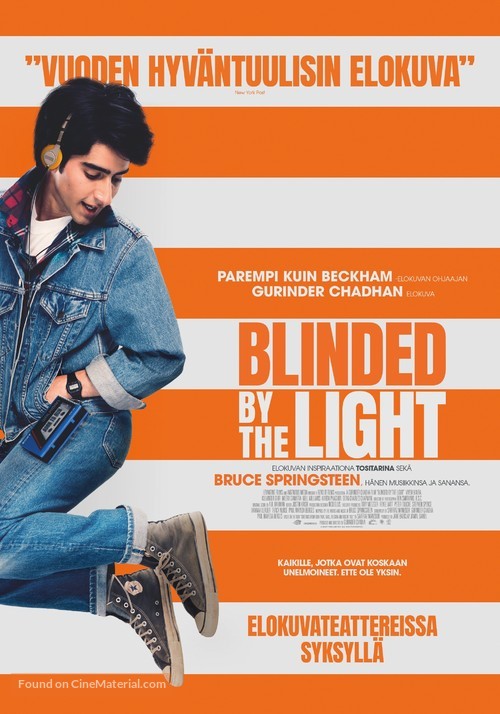 Blinded by the Light - Finnish Movie Poster