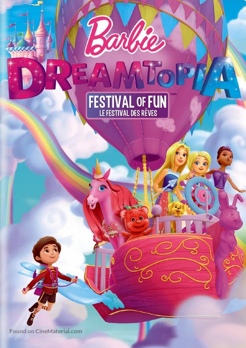 Barbie Dreamtopia: Festival of Fun - French DVD movie cover