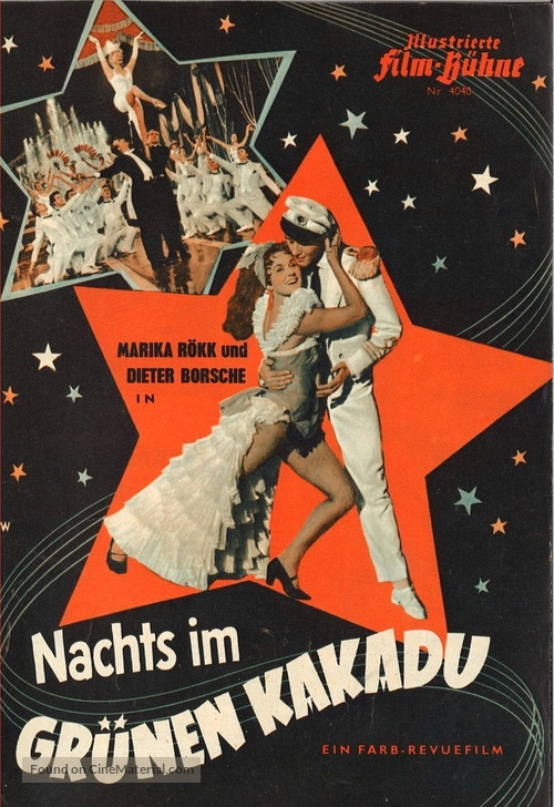 Nachts im gr&uuml;nen Kakadu - German poster