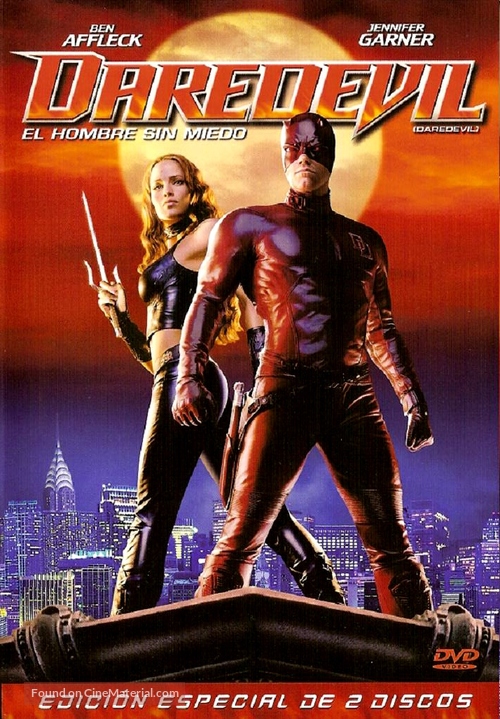 Daredevil - Argentinian DVD movie cover