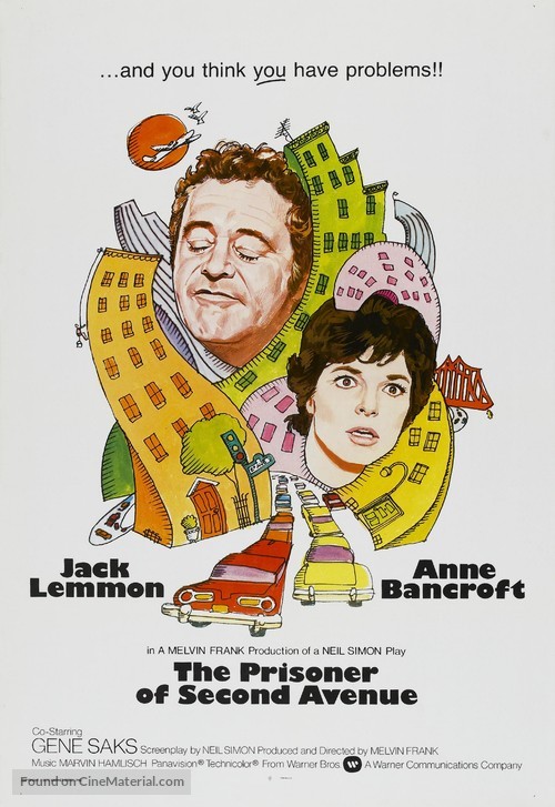 The Prisoner of Second Avenue - Movie Poster