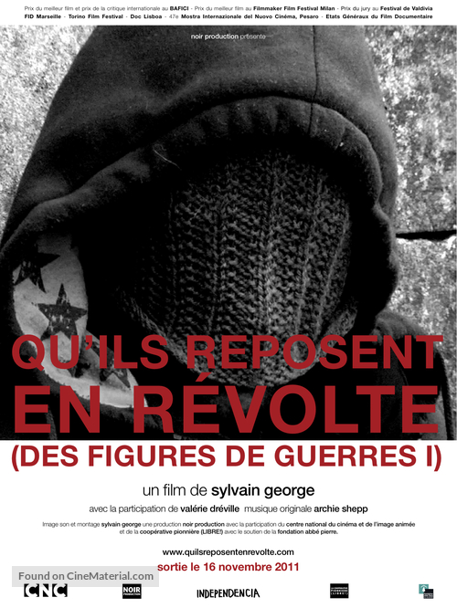 Qu&#039;ils reposent en r&eacute;volte (Des figures de guerre) - French Movie Poster