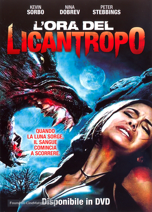 Never Cry Werewolf - Italian Video release movie poster