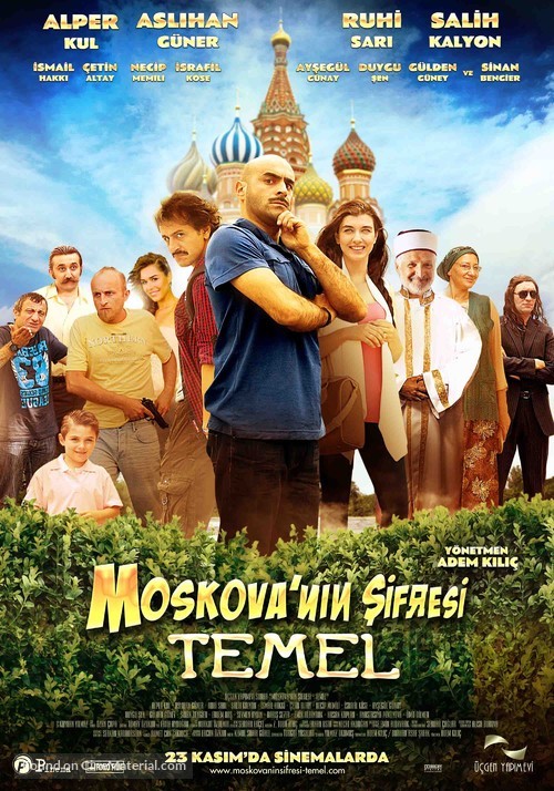 Moskova&#039;nin Sifresi Temel - Turkish Movie Poster