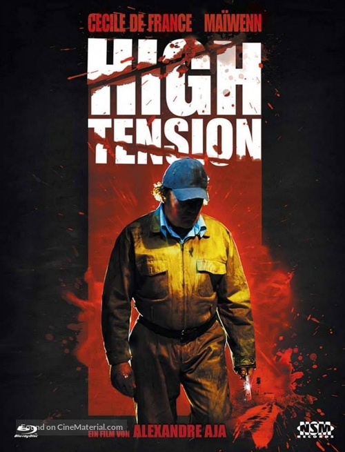Haute tension - Austrian Blu-Ray movie cover
