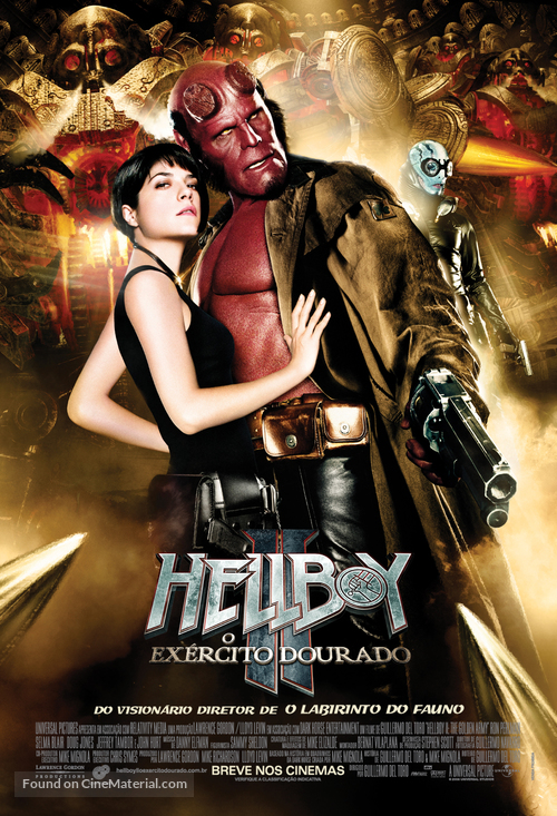 Hellboy II: The Golden Army - Brazilian Movie Poster