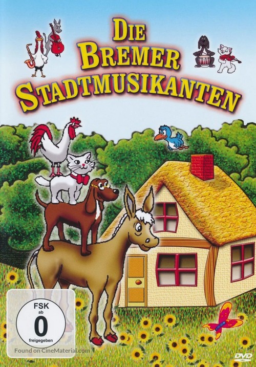 Die Bremer Stadtmusikanten - German DVD movie cover