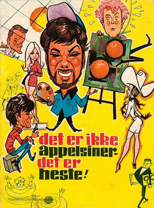 Det er ikke appelsiner, det er heste - Danish Movie Poster