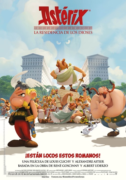 Ast&eacute;rix: Le domaine des dieux - Spanish Movie Poster