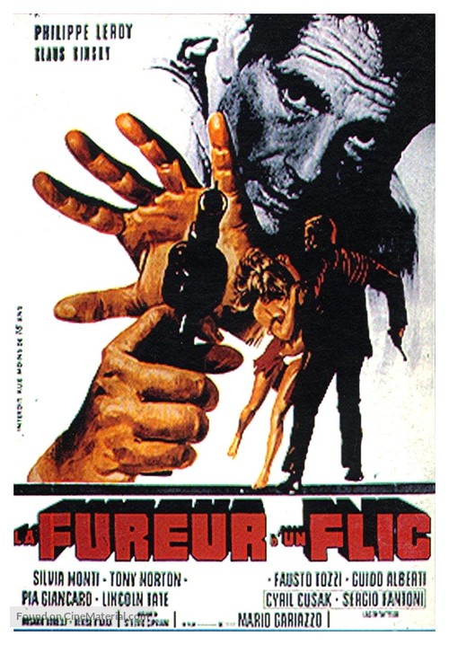 La mano spietata della legge - French Movie Poster